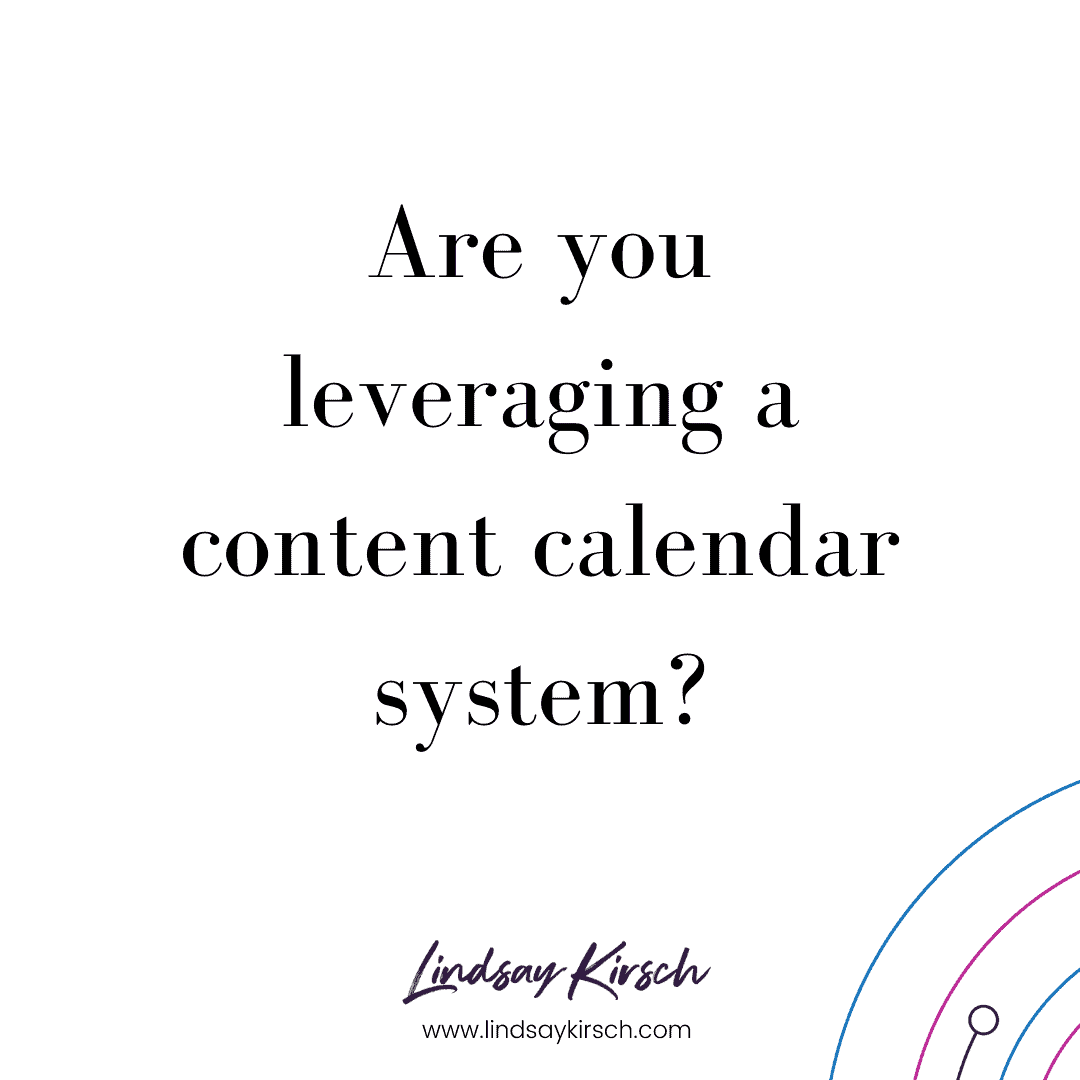 Content calendar using Asana