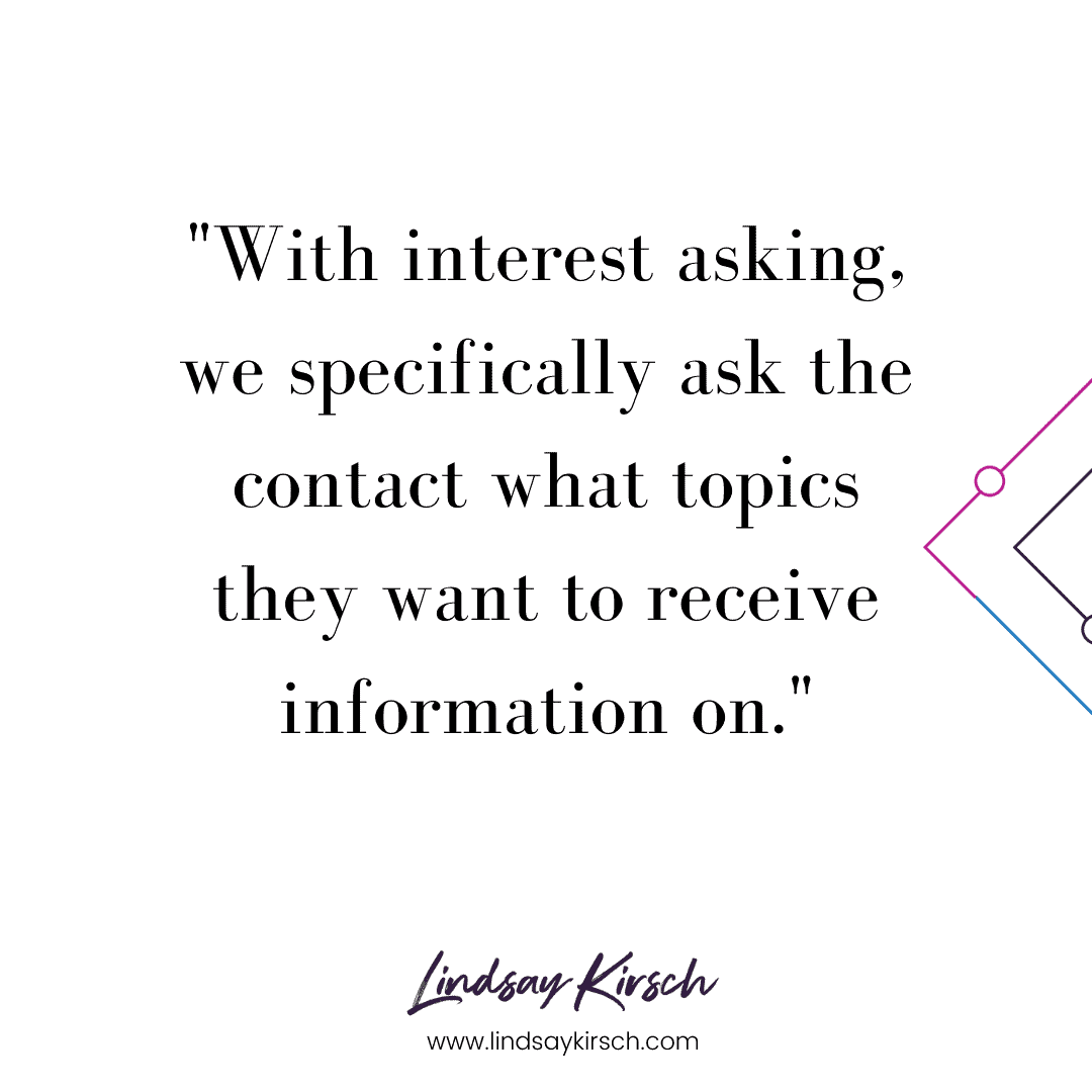 what is interest asking?